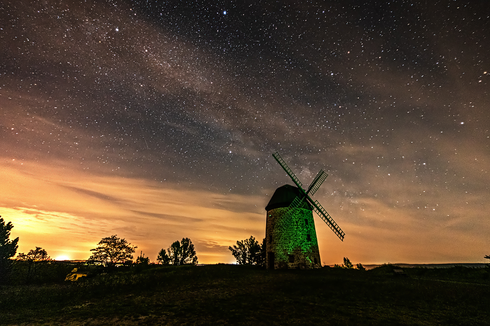 Die grüne Windmühle...