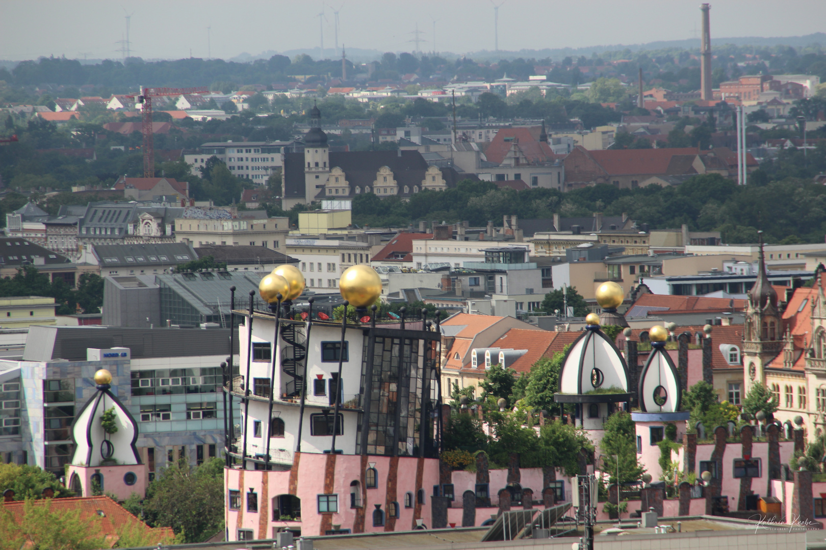 Die Grüne Zitadelle - das Hundertwasserhaus in Magdeburg