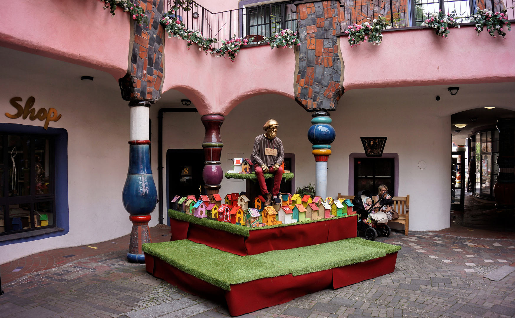 Die grüne Zitadelle-Hundertwasserhaus in Magdeburg