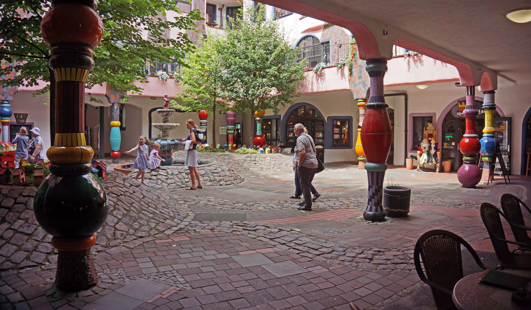 Die grüne Zitadelle-Hundertwasserhaus in Magdeburg