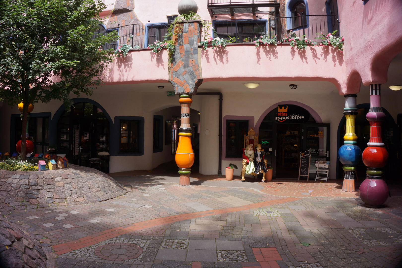 Die grüne Zitadelle-Hundertwasserhaus in Magdeburg