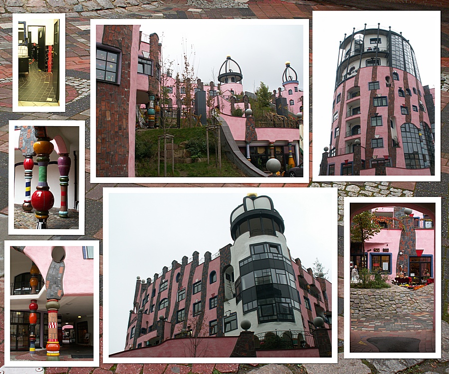 Die grüne Zitadelle in Magdeburg - ein Hundertwasserhaus