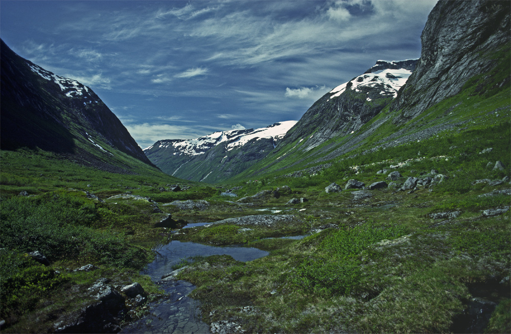 Die grünen Hochtäler Norwegens ...