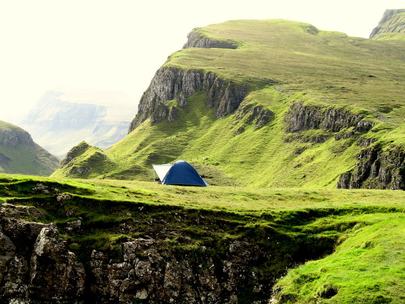 Die grünen Hügel von Schottland