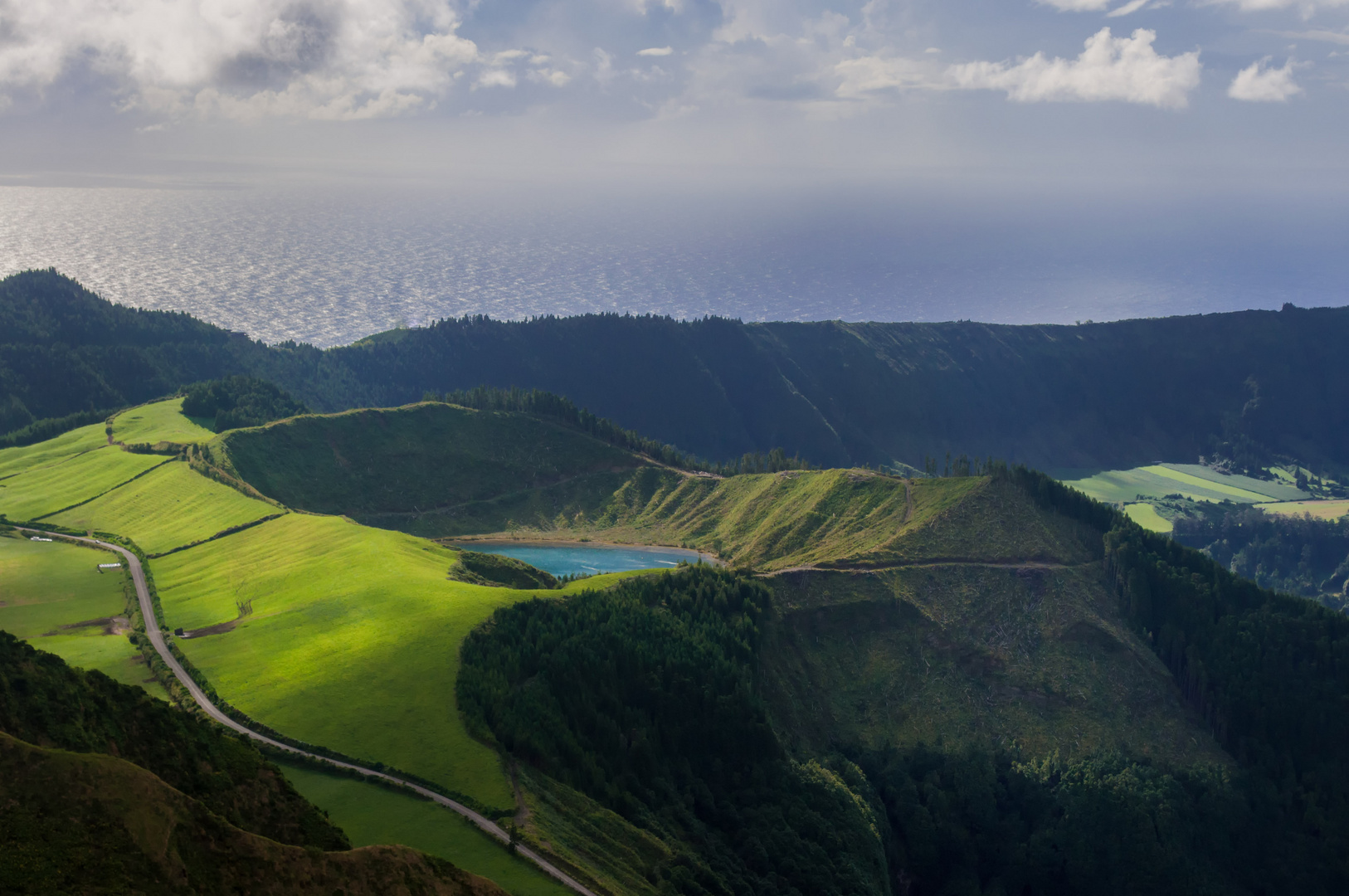 Die grünen Krater von Sao Miguel