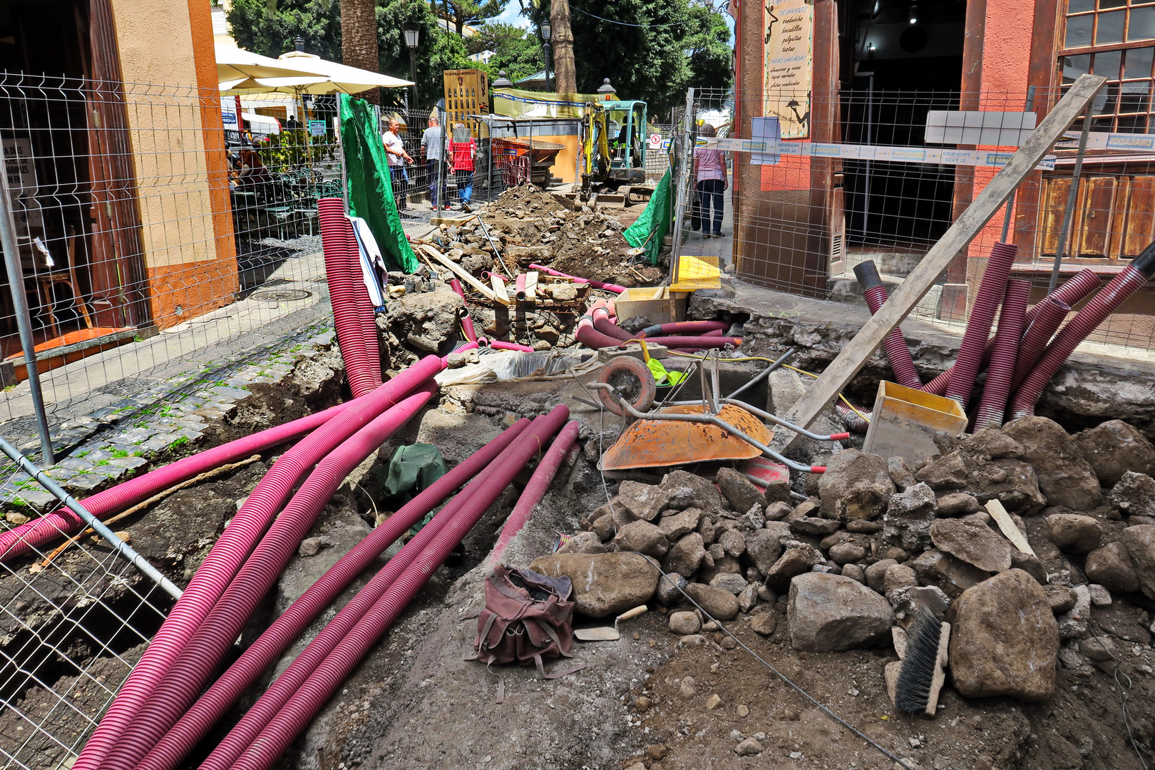 Die Grundordnung einer Baustelle