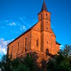 Die Gügelkirche in der Abendsonne