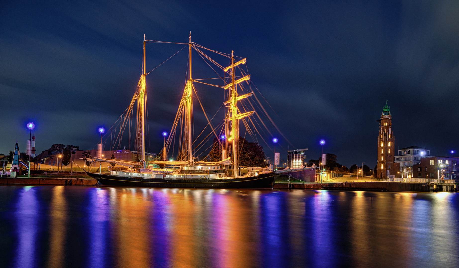 die "Gulden Leeuw" im Neuen Hafen