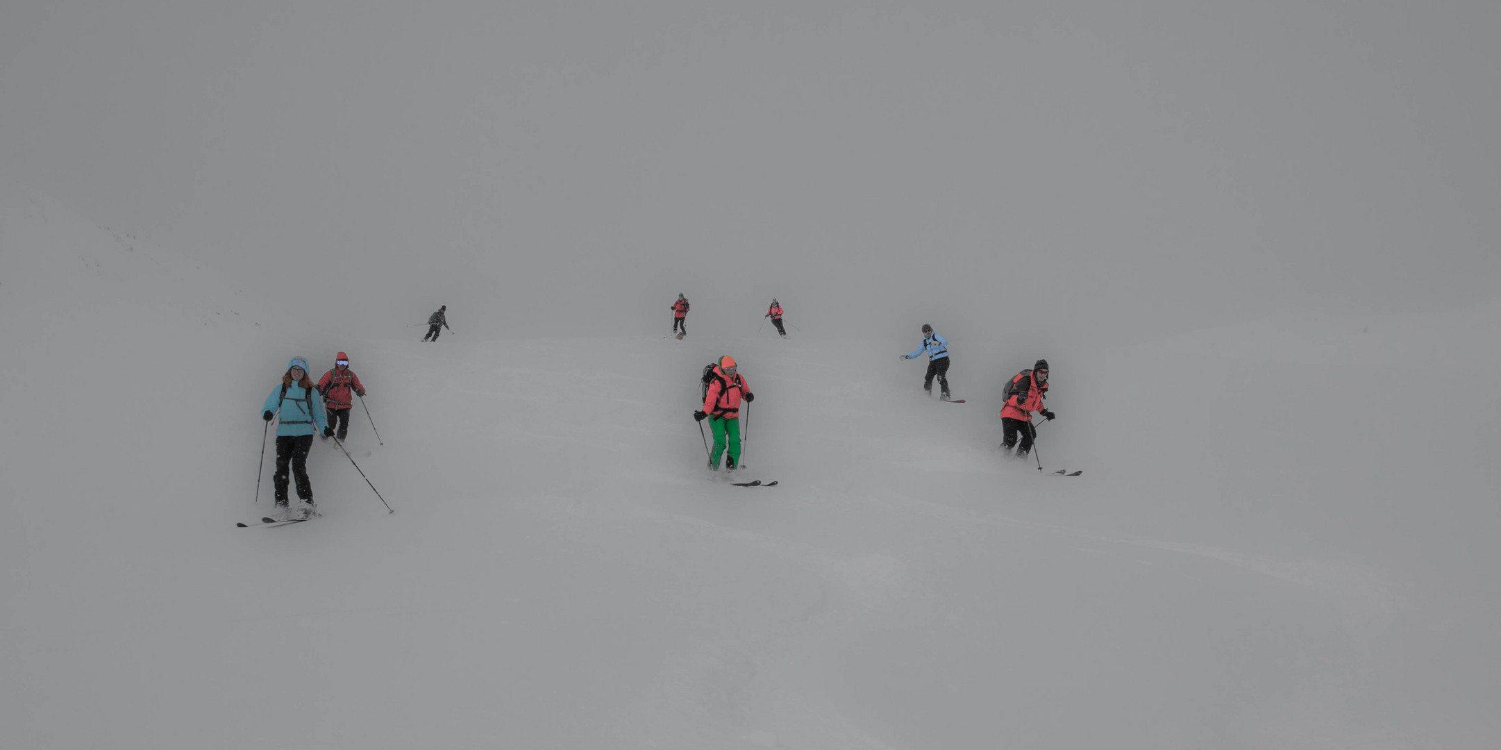 Die Gummibären beim Skifahren