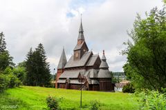 Die Gustav-Adolf-Stabkirche...