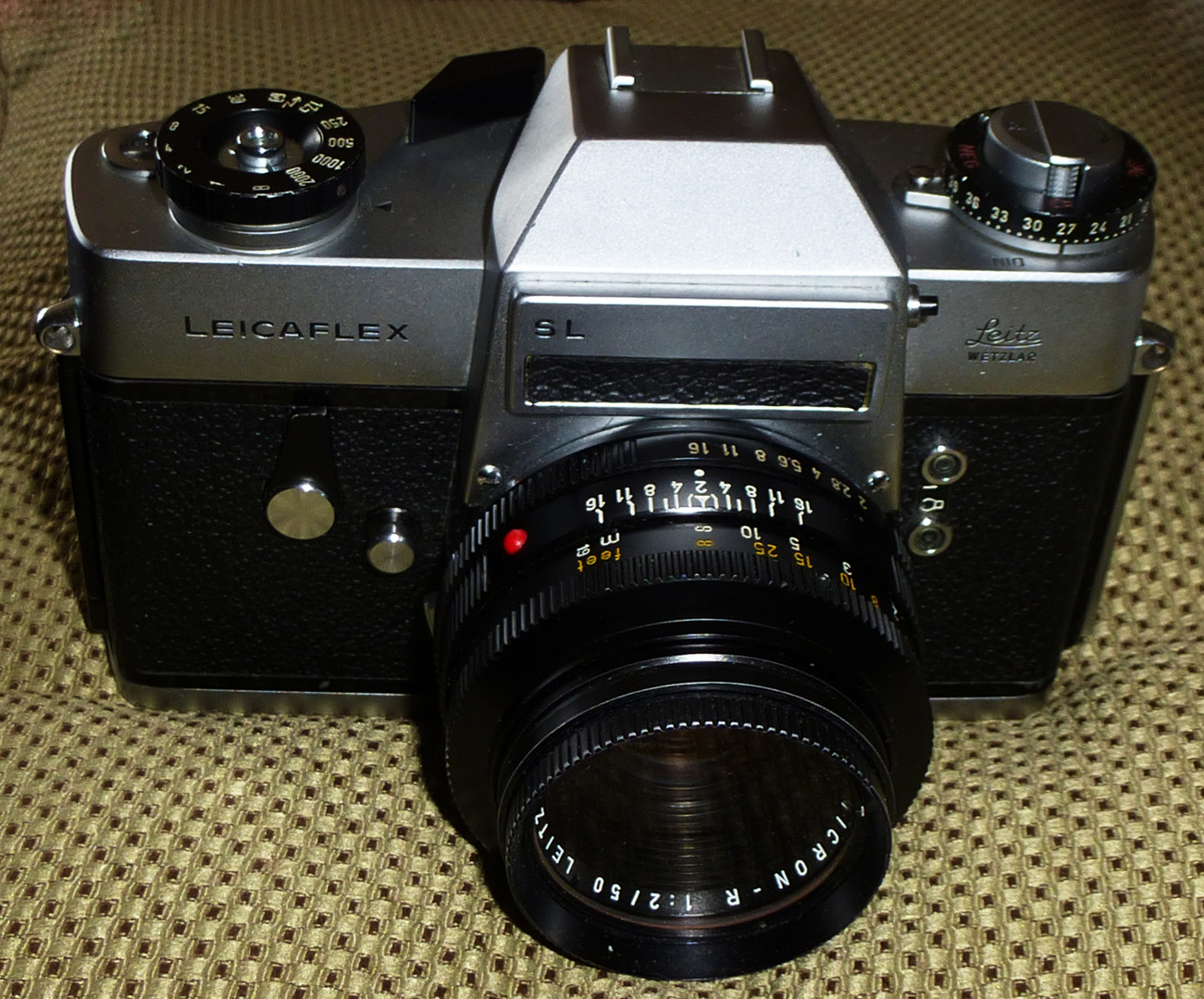 die gute alte Leicaflex SL,