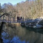 die Hängebrücke bei Inzigkofen