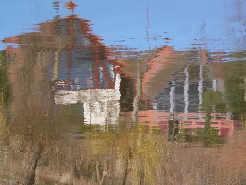 Die Häuser am Fluss