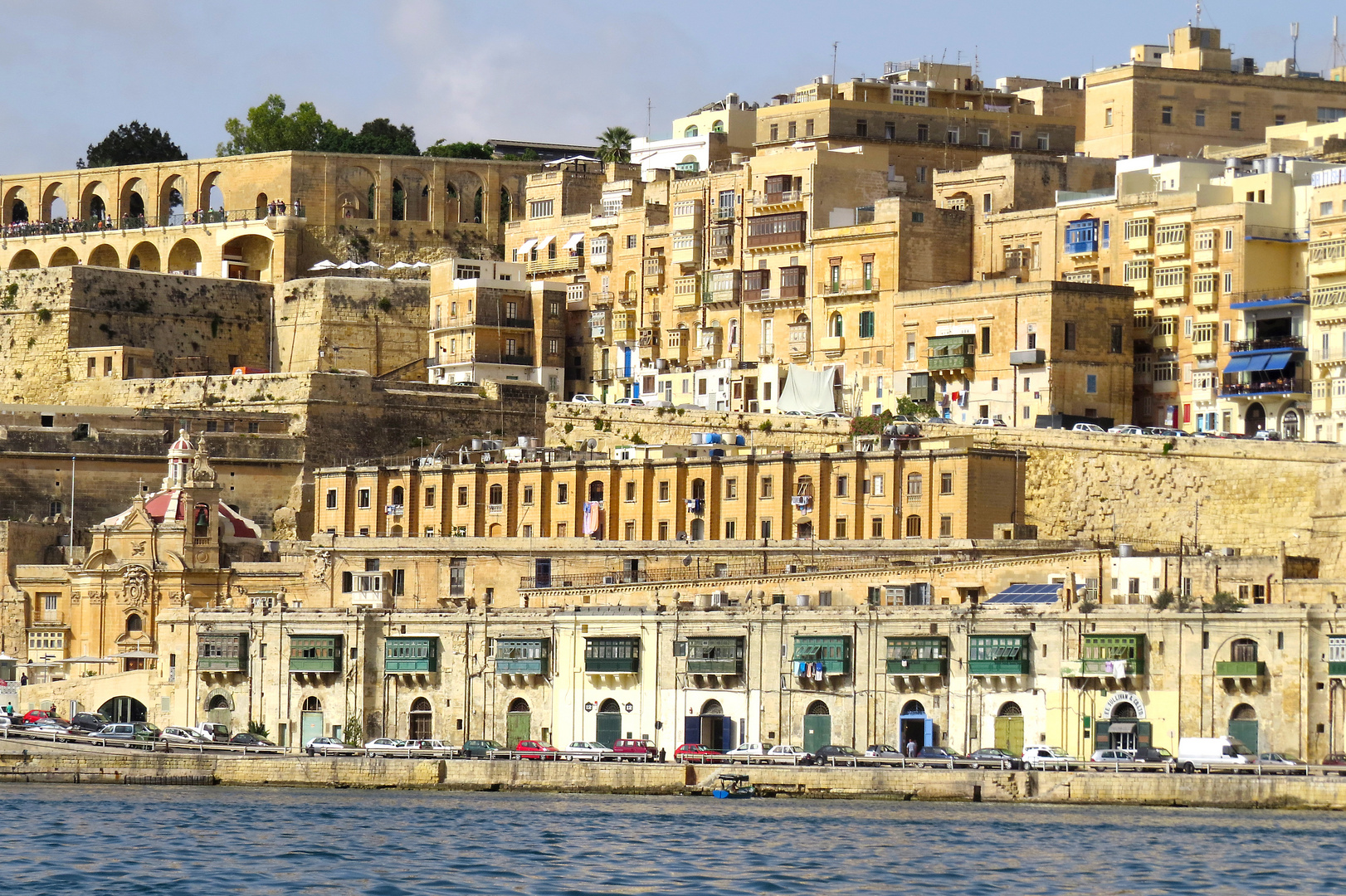 Die Hafenhäuser von Valletta