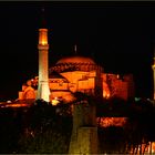 Die Hagia Sophia am Abend.......Märchen aus 1001 Nacht