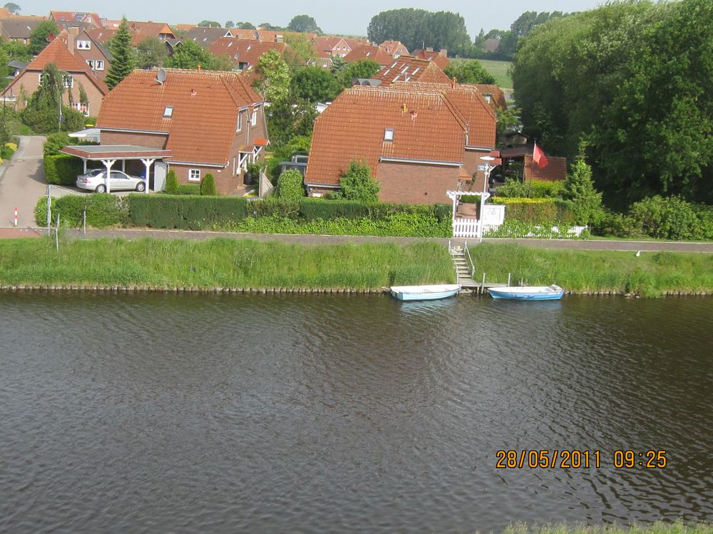 Die Harlepromenade im Nordseebad Carolinensiel