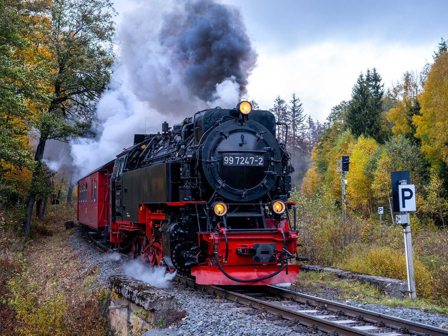 Die Harzer Schmalspurbahn bei Drei Annen Hohne