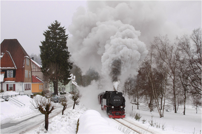 Die Harzquerbahn in Sorge