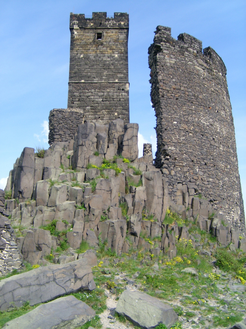 Die Hasenburg im Böhmischen Mittelgebirge