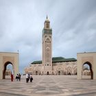 Die Hassan-II.-Moschee in Casablanca