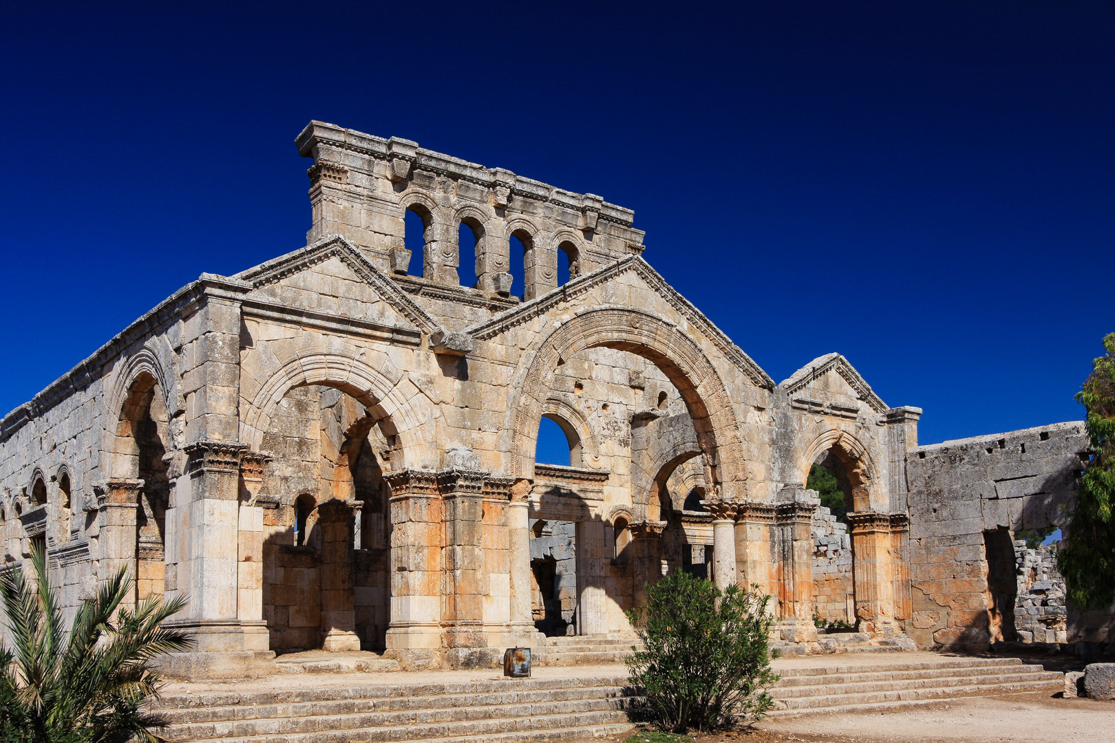 Die Hauptkirche des Simeonskloster (Qalaat Seman)...