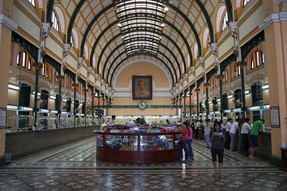 Die Hauptpost in Ho Chi Minh City