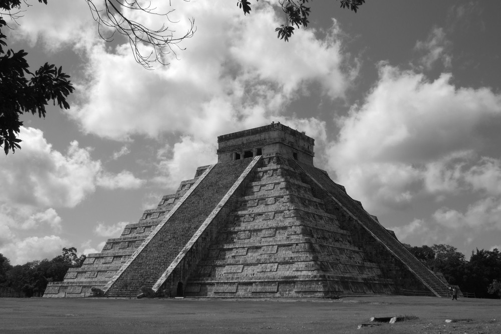 Die Hauptpyramide von Chitchen Itza