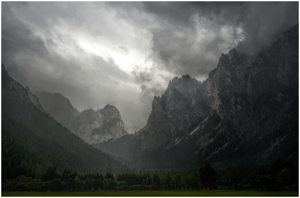 Die Hausberge von Tragöß in der Steiermark