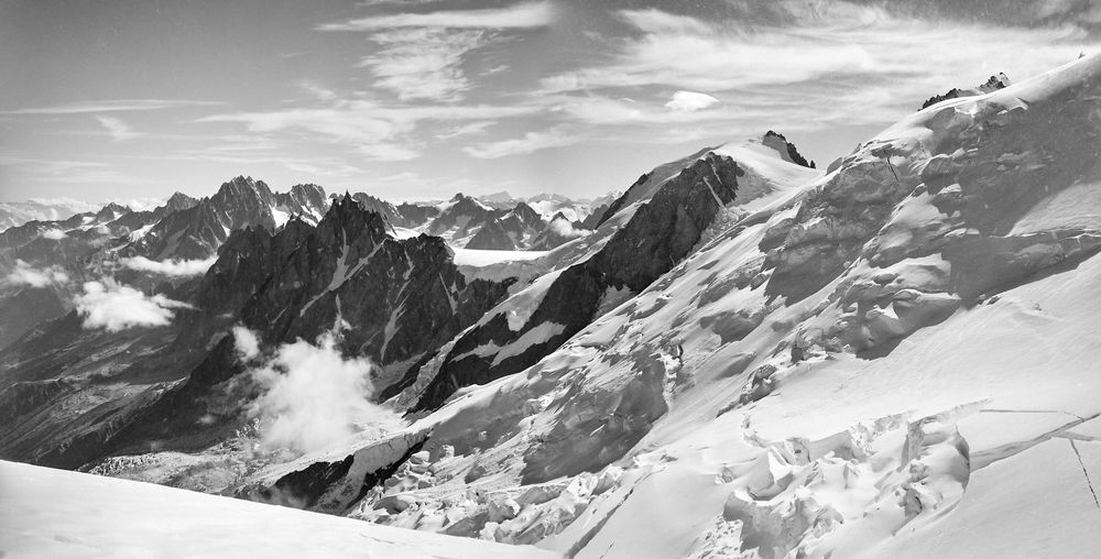 Die "Haute chaîne" (Hohe Kette) von Chamonix