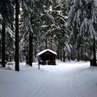 Die Heidehütte am Rennsteig