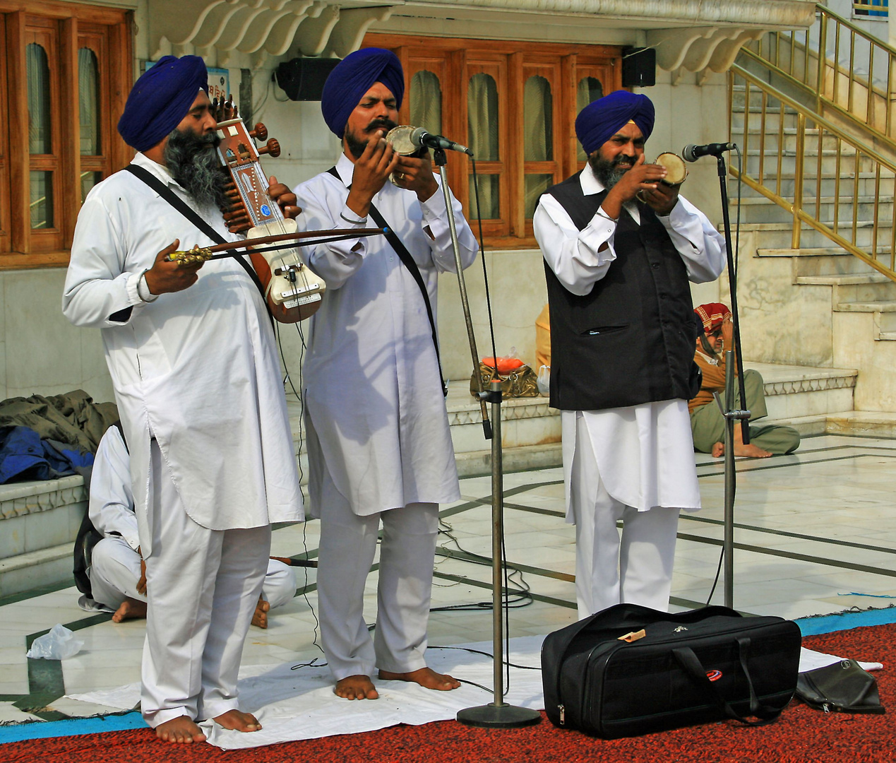 Die heilige Musikern der Golden Temple/ Os Músicos Sagrados do Templo de Ouro