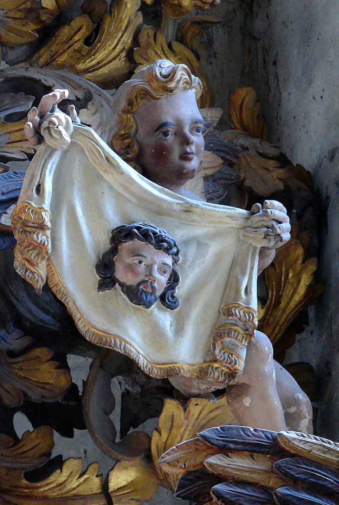 Die Heilige Veronika - Detail des Hochaltars der Martinikirche zu Halberstadt