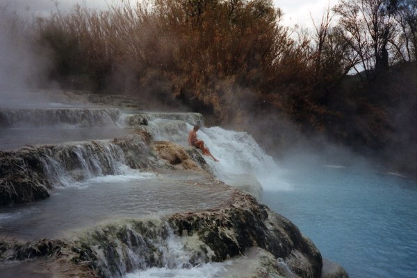 Die heißen Schwefelquellen von Saturnia, Toscana