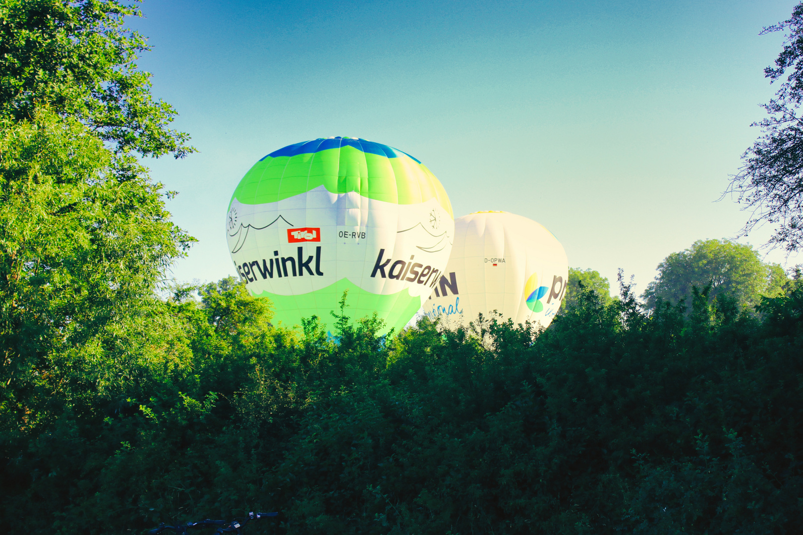 Die Heißluftballons am Start vom Datev Chellenge Roth