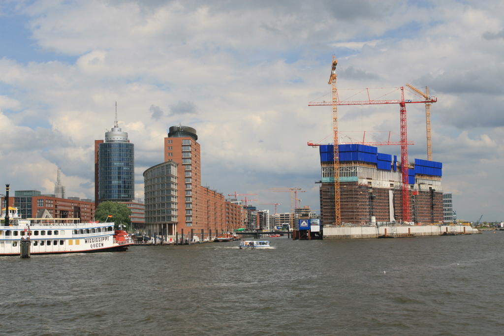 Die heranwachsende Hafencity