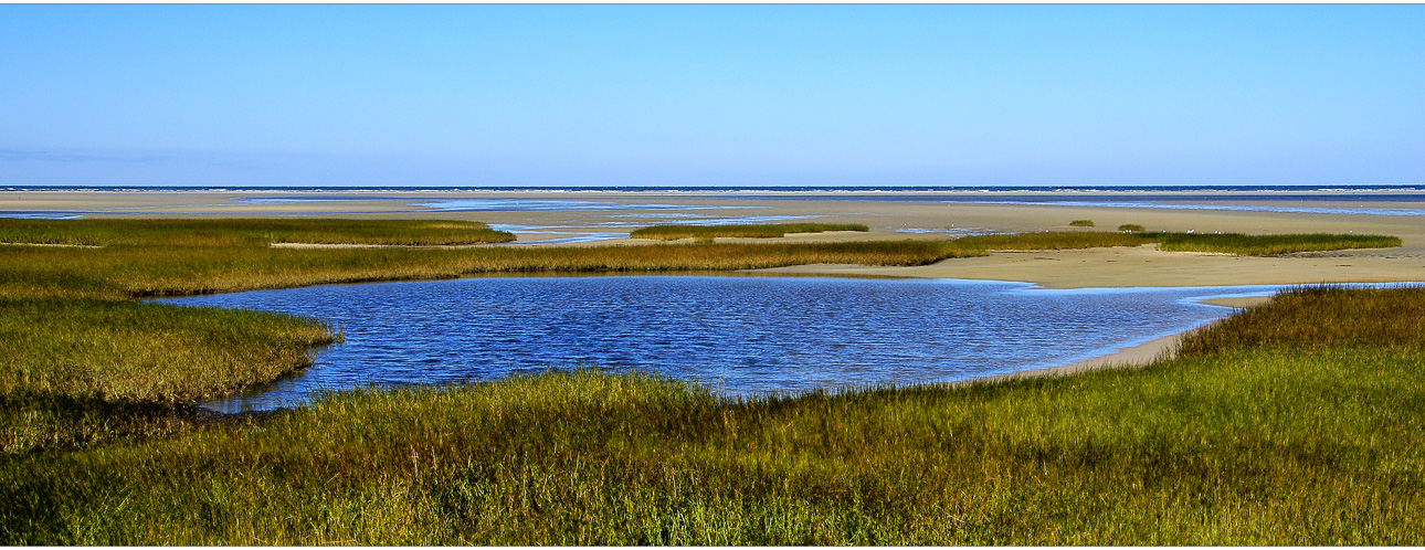 Die herbstliche Einsamkeit der Cape Cod Bay, Massachusetts