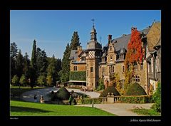 Die Herbststimmung am Schloss Rauischholzhausen....