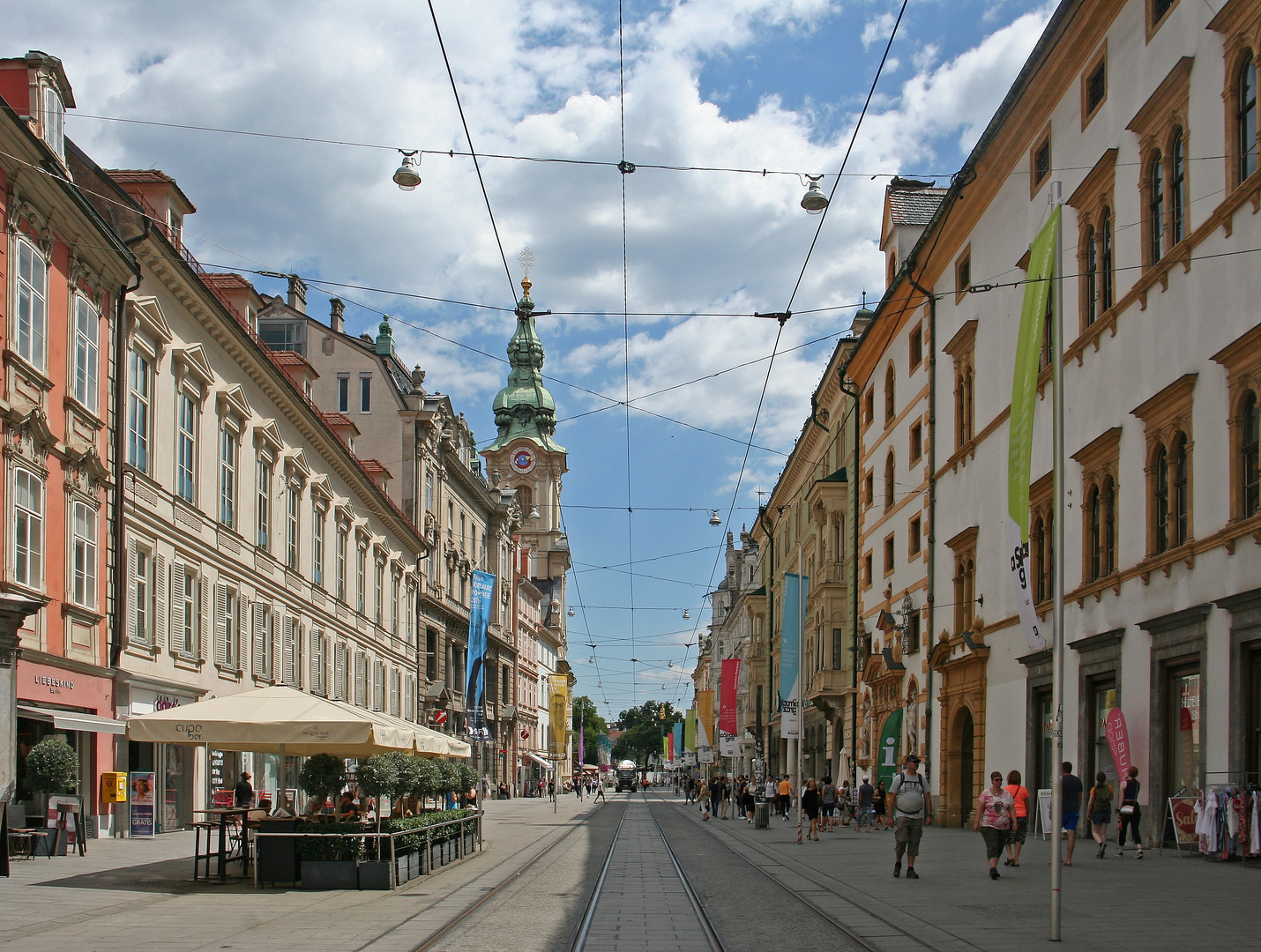 Die Herrengasse in Graz