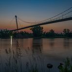 Die Herrenkrugbrücke Magdeburg (von links)