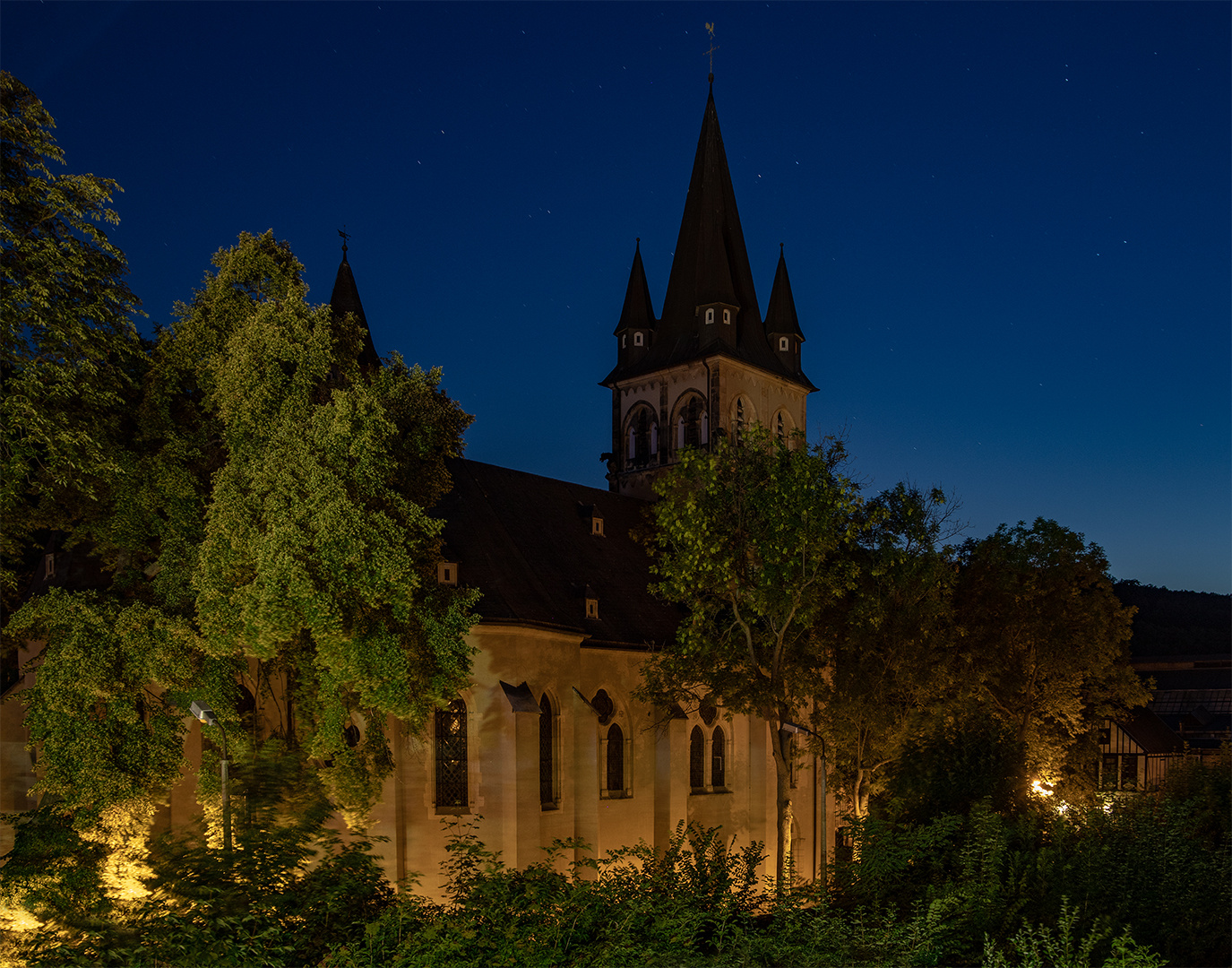 Die Herz-Jesu-Kirche...