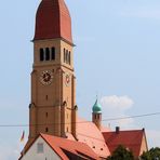 Die Herz-Jesu-Kirche in Pfersee