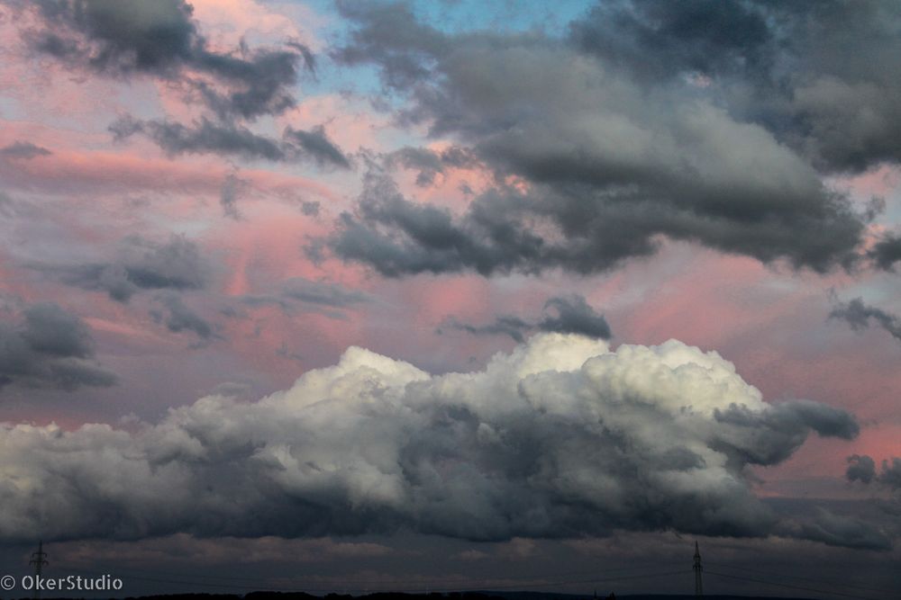 die heutige Wetterlage, beeindruckend !