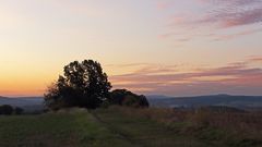 Die Himmelsfarben waren gestern Morgen mit Blick nach Süden wie ein Gemälde...