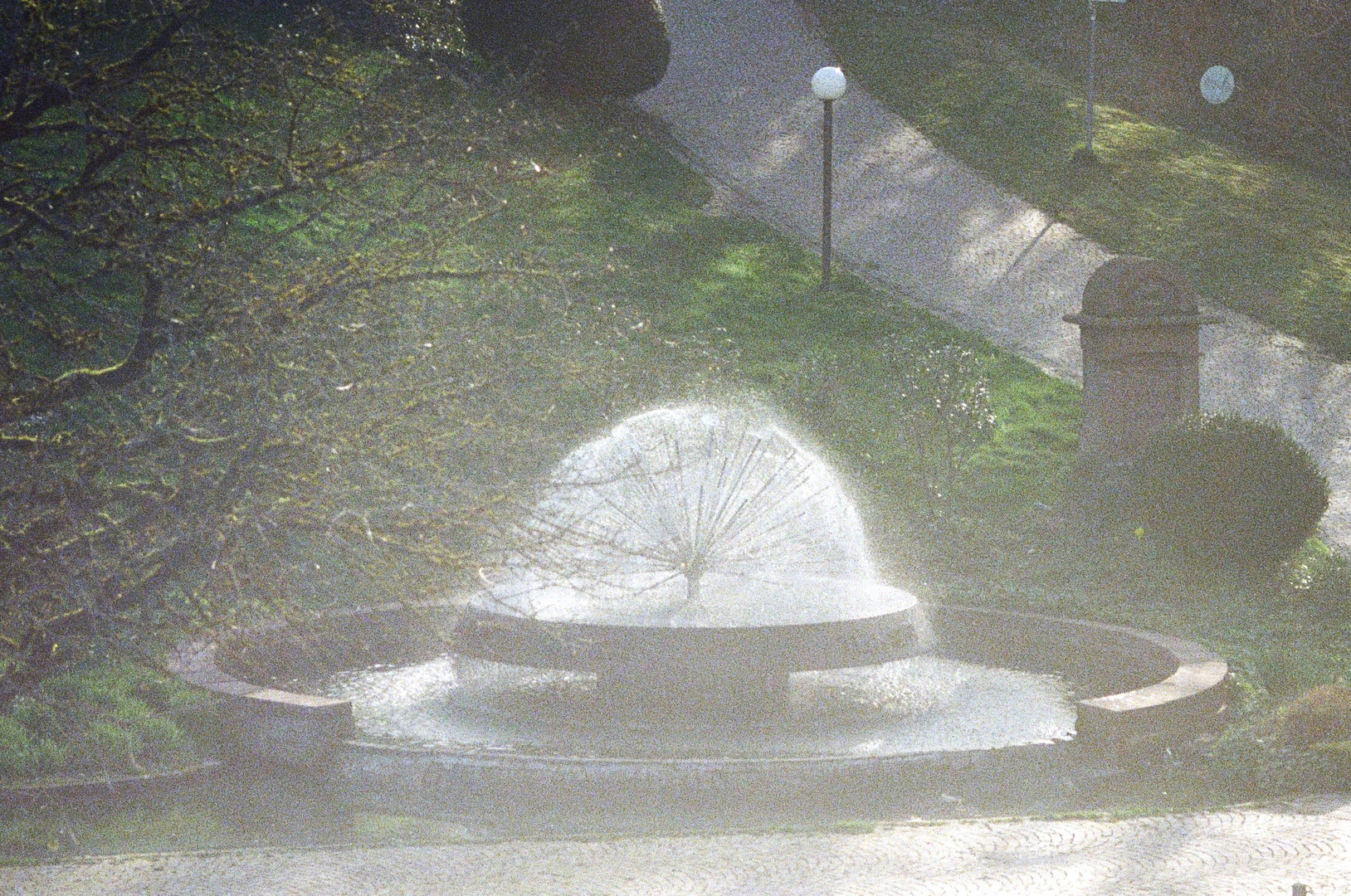 Die Hirschquellenfontäne in Bad Teinach