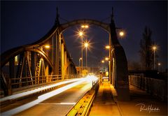  Die historische Drehbrücke in Krefeld-Linn ...