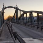 Die historische Drehbrücke in Krefeld-Linn ...