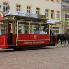 ...die Historische Pferdebahn in Döbeln...