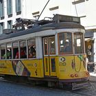 Die historische Straßenbahn in Lissabon
