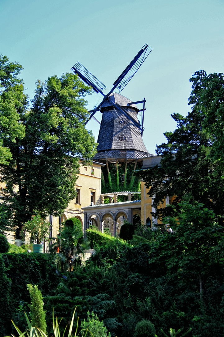 die historische windmühle