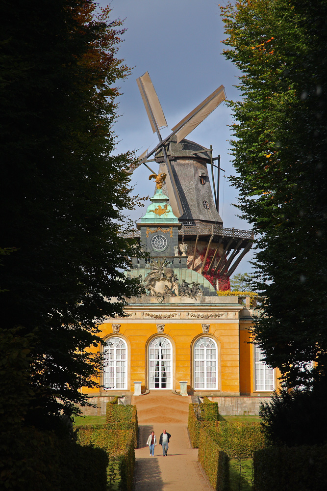 Die historische Windmühle von Sanssouci